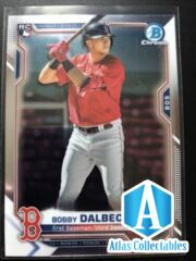 2021 Bowman Chrome Bobby Dalbec #1 RC Rookie Red Sox